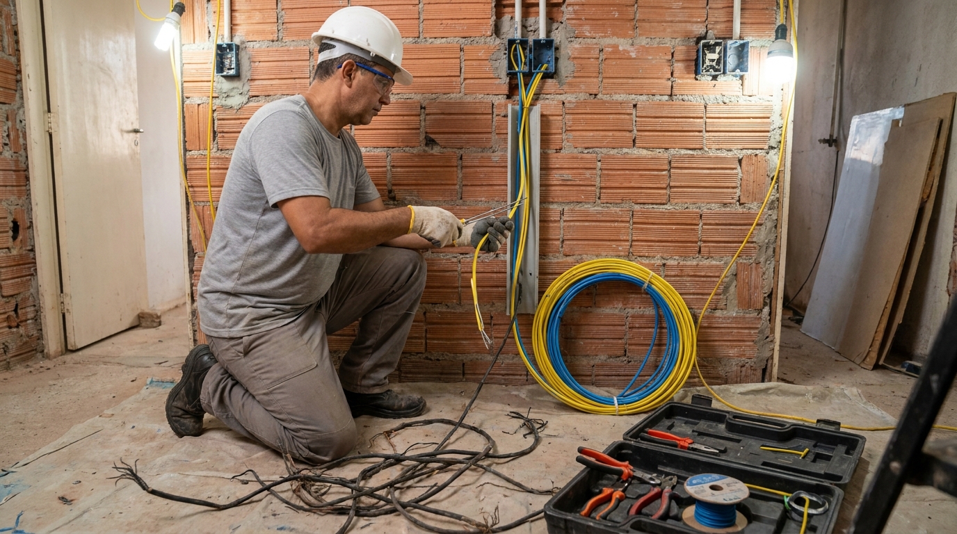 Adequação de Fiação em Jundiaí‑SP