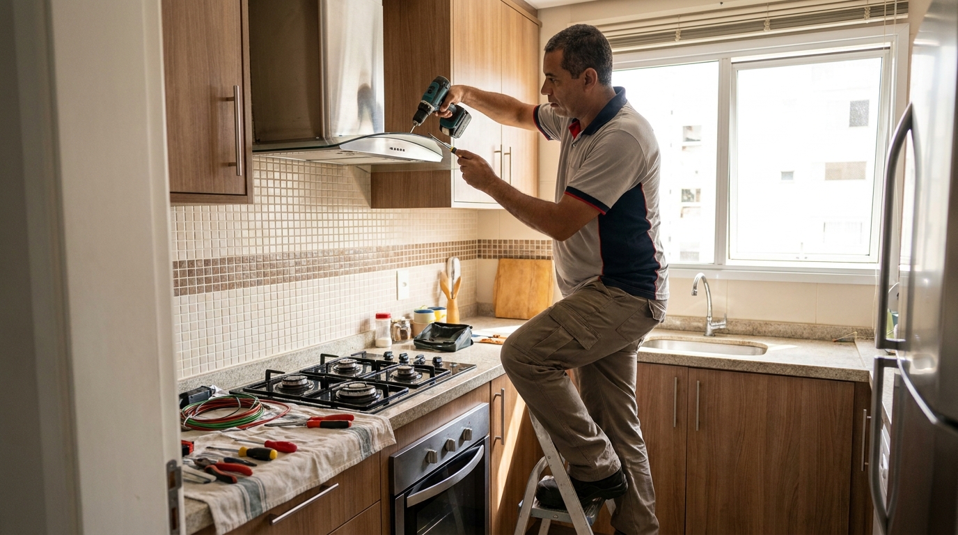 Instalação de Exaustor em Jundiaí‑SP