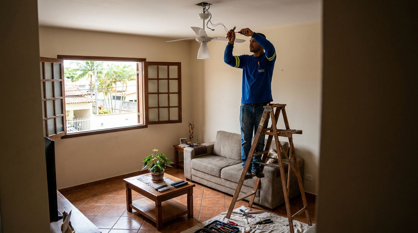 Reforço de Suporte no Teto em Jundiaí‑SP