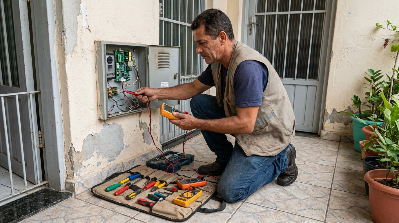 Troca de Fiação de Interfone em Jundiaí‑SP